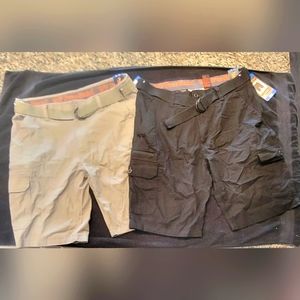 💥PRICE DROP💥NWT Mens belted cargo shorts